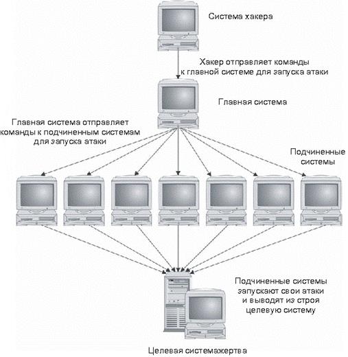 Структура инструментального средства для выполнения DDoS-атаки